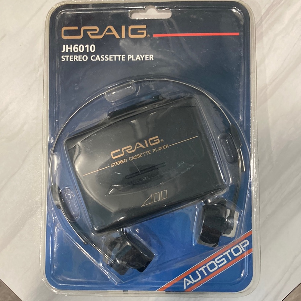 Never opened, Craig portable cassette player
